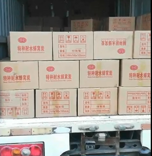 蜂窩活性炭12個立方發貨河南